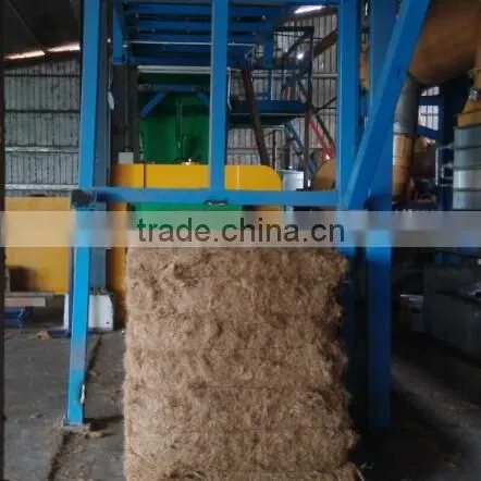 Coconut Long Fiber Baling Machine Exported to Indonesia photo-2