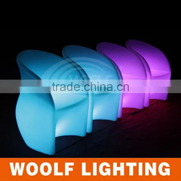 Well Molded Illuminated Hotel and Coffee Shop Used Latest LED Light Up Chair photo-6