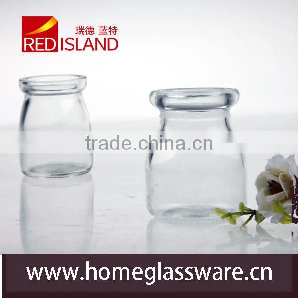 Glass Manufactory Supply Mini Clear Glass Jar, Tumbler Glass Jar photo-3