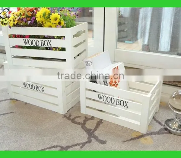 Small Wooden Box Home Decorative Storage Box photo-2