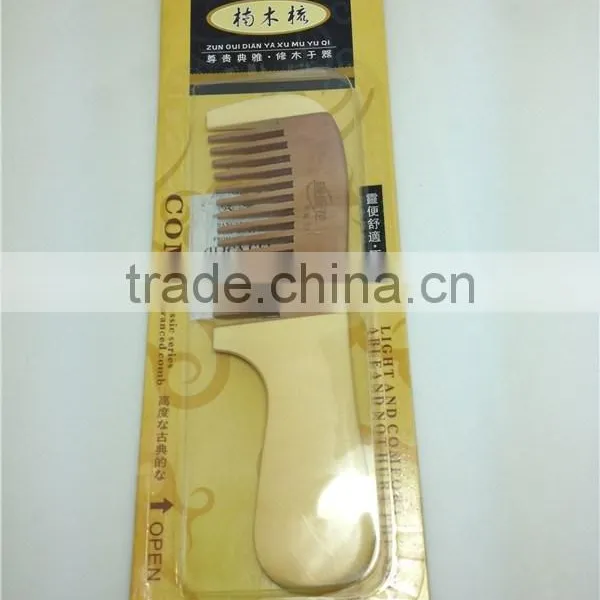 100% Nature Nanmu Wooden Combs 17.5*4.8 photo-2