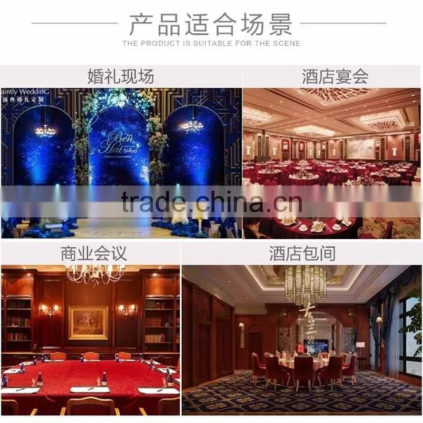Wholesale China Factory Tempered Glass Top Banquet Table With Stainless Steel Base photo-5