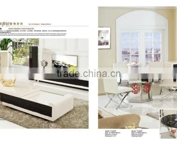 E340 Customized Modern Furniture Design Wooden tv Table photo-2