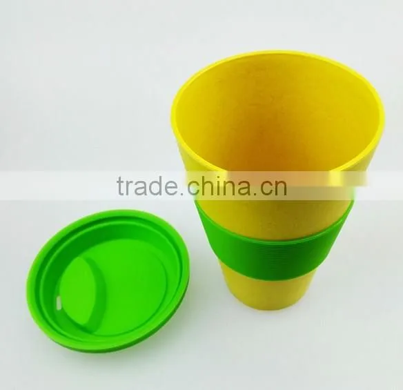 14oz Bammboo Fiber Travel Mug Cup photo-3