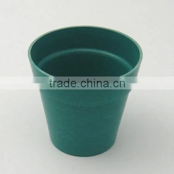 Biodegradable Bamboo Fiber Flower Pots With Lid photo-5