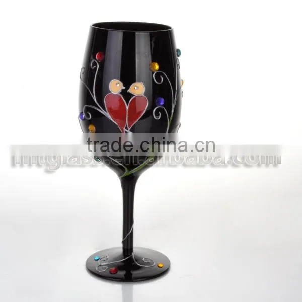 Glass Drinkware Type and Stocked Feature Birthday WINE GLASS photo-3