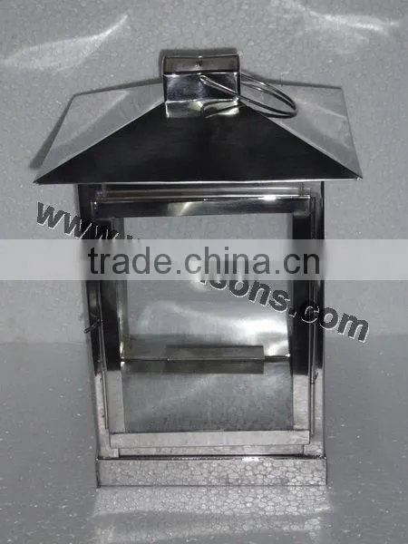 Peaked Roof Metal Lantern photo-2