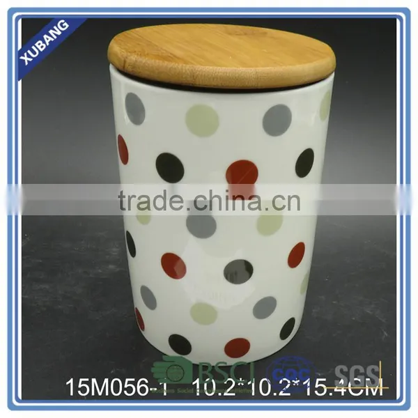 Promotion Colorful Small Airtight Ceramic Spice Jar photo-2