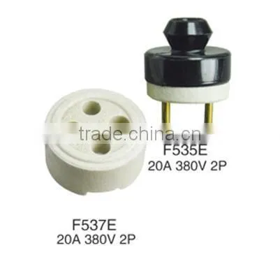 3pin 30A Male and Female Porcelain Socket and Plug photo-4