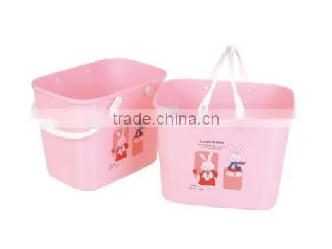 PP Plastic Basket With Handle/Storage Basket/food Basket photo-6
