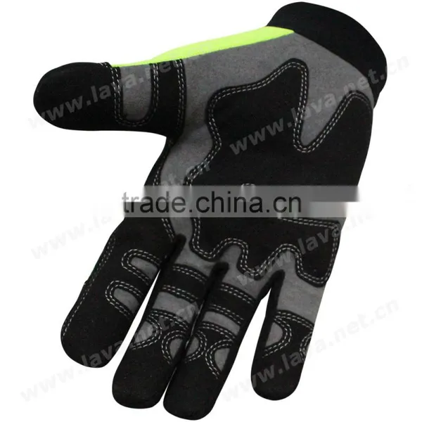 Safety Green Anti-slip High Performance Gripper Gloves Tools Gloves photo-3
