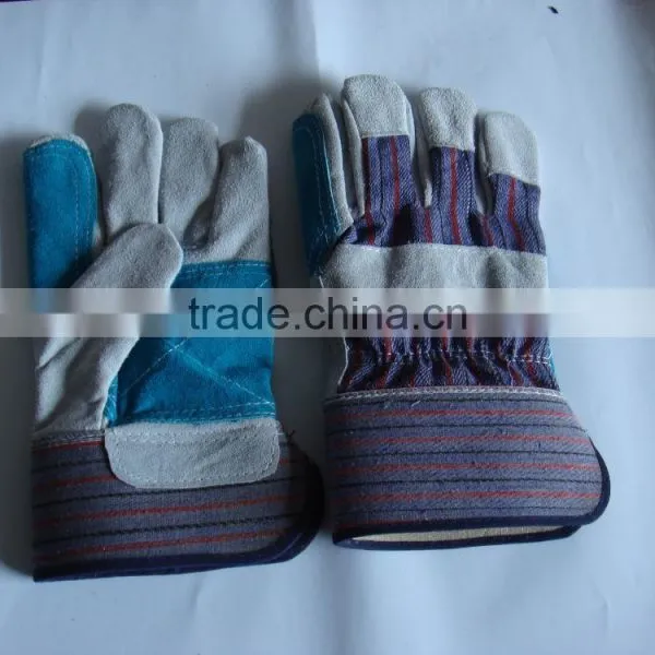 Guangzhou Supply for Safety Cow Split Leather Welding Gloves photo-2