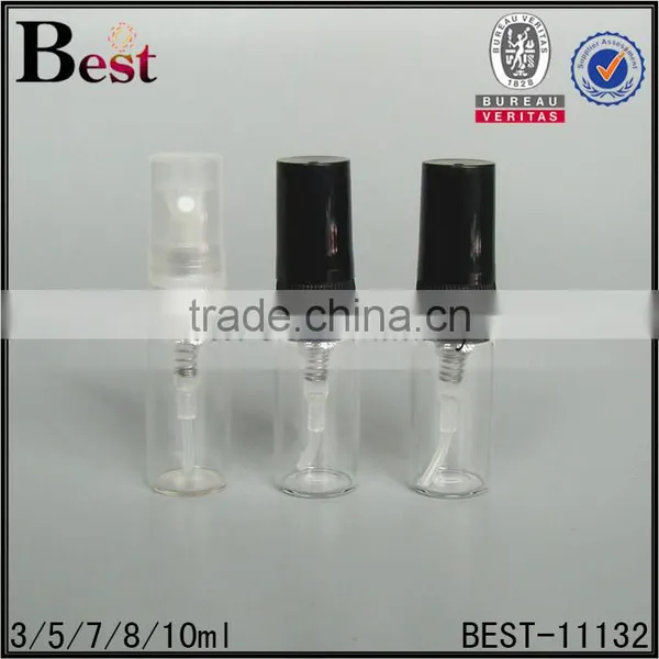 3ml 5ml 8ml Cosmetic Perfume Spray Bottle Empty Clear Perfume Spray Bottle Black Plastic Cap Pocket Sized Perfume Spray Bottle photo-3