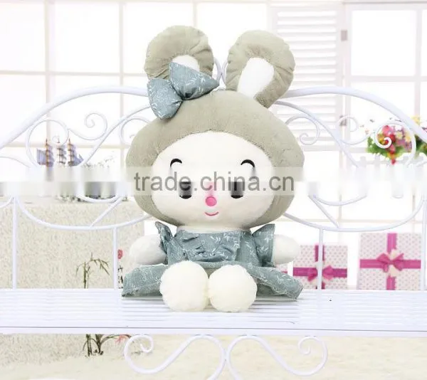 China Wholesale Cheap Farm Animal Toys Stuffed Toy Rabbit Wholesale photo-4