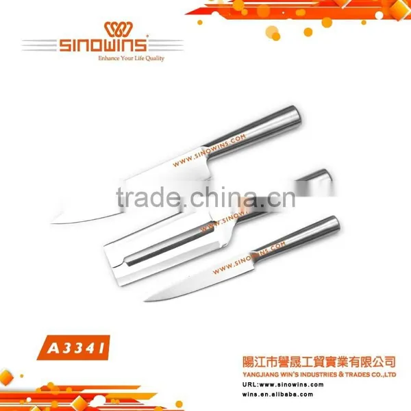A3341 New Design Hot Sale High Quality 6pcs Stainless Steel Knife Set With a Peeler photo-3