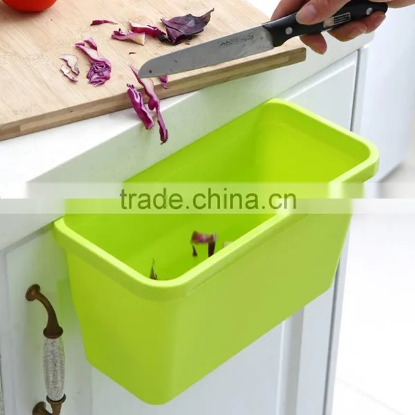Kitchen Hanging Waste Bin Container Basket photo-3
