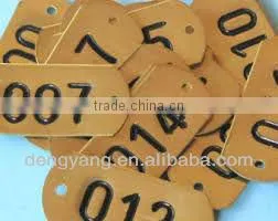 Vintage Brass Room Number