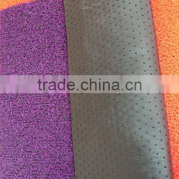 Mix Color Car Floor Mat Spike Backing PVC Coil Mat photo-3