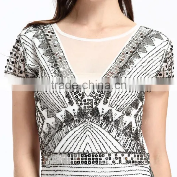 Domin Fashion Latest Beading and Sequin Designs Dress Photos photo-2