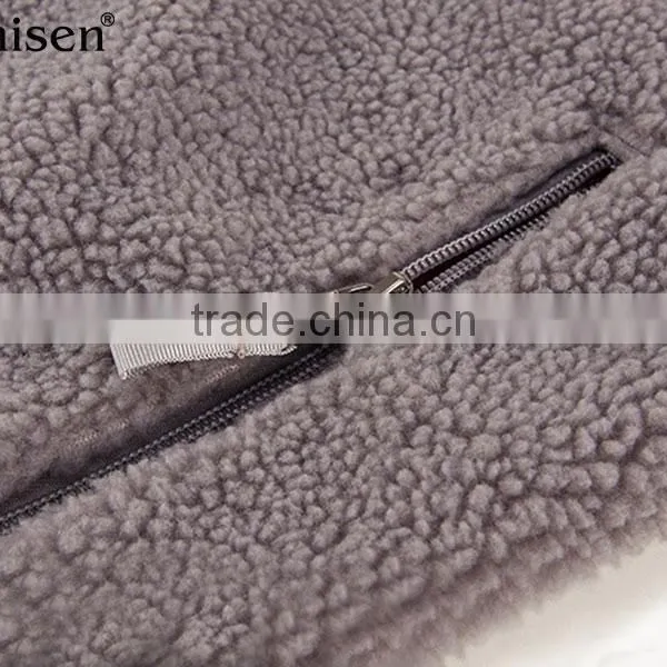 Bulk Wholesale Fleece Sherpa Weight Men Vest photo-3