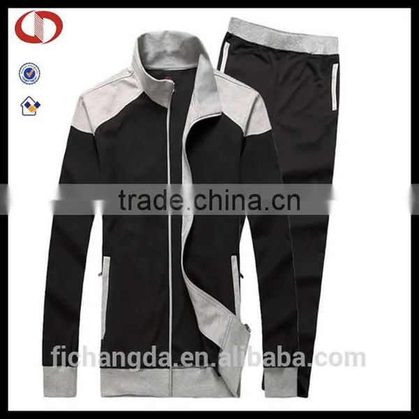 100% Polyester Terry Hooded Jogging Suit