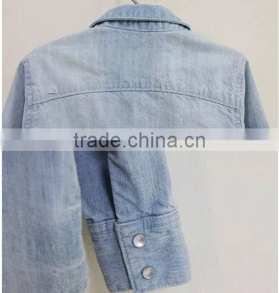 Newest Style Autumn/spring Season Children Young Girls Jean Coat photo-4