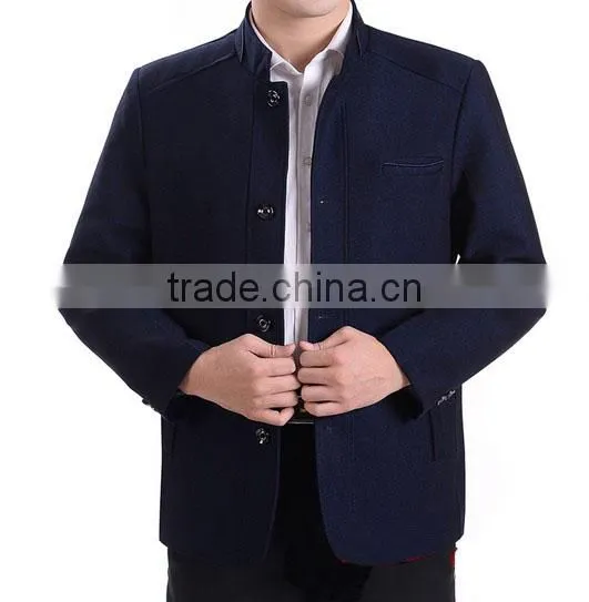 2017 Fashion Style High Quality Custom Stand Collar Jackets for Men photo-3