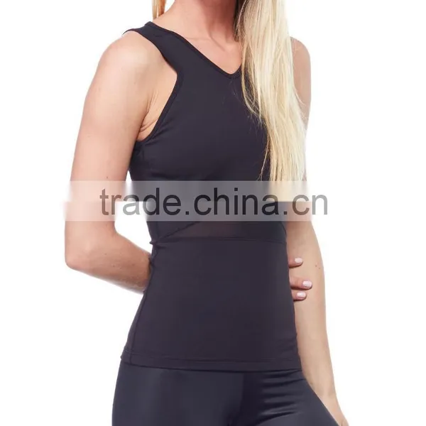 Women's Bamboo Seamless Slim Elasticity Breathe Sleeveless Vest photo-3