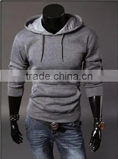 2015 New Version of the Influx of Male Simple Fashion Casual Sports Hedging Men's Clothing Hoodies Sweatshirts photo-5