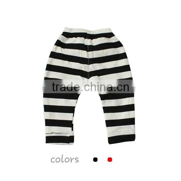 Hotsales! High Quality Infant 100 Cotton Girls Strip Baby Pants photo-3