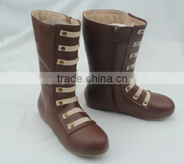 Wholesale Skidproof Genuine Leather Boots for Kids photo-3