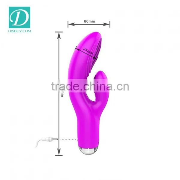 Magic Rechargeable Double Heads Thorns AV Wand Female Clitoris Masturbator photo-3
