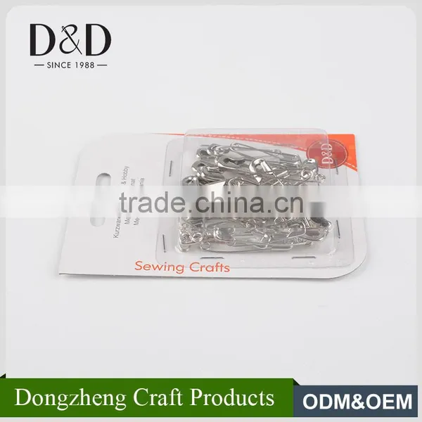 Chinese Factory Wholesale Different Size 36 Piece Fancy Silver Safety Pins photo-3