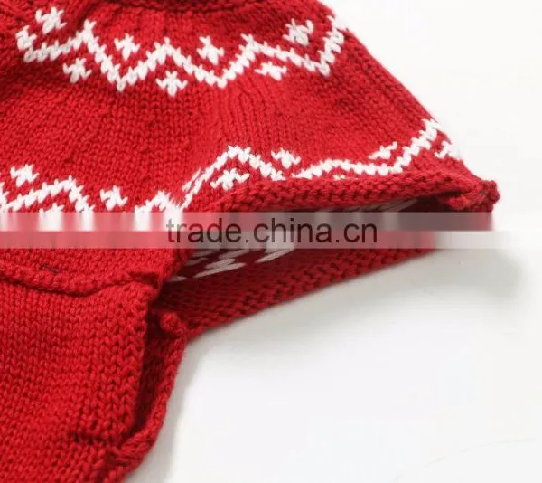 B22240A Baby Wool Knitted Dress Stylish Baby Girls Autumn Knitting Dress photo-5