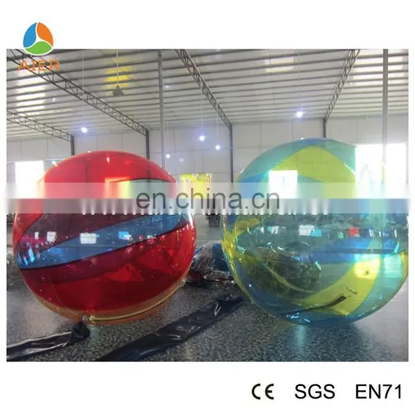 Inflatable Floating Walking Ball, Transparent n Color Floating Water Ball, Rainbow Floating Water Ball photo-4