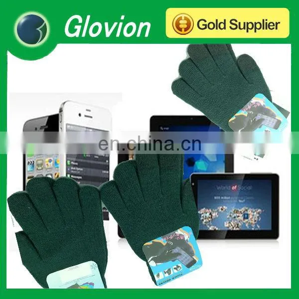 High Quality Screen Gloves Smart Finger Touch Gloves Touch Screen Device Wool gloves