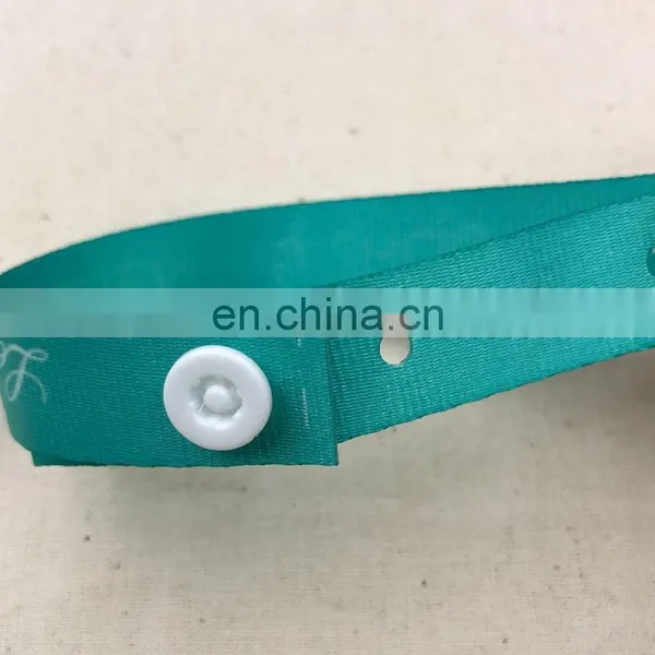 Custom Logo Fabric Wristbands With Clik Clips for Sublimation or Vinyl Print photo-3