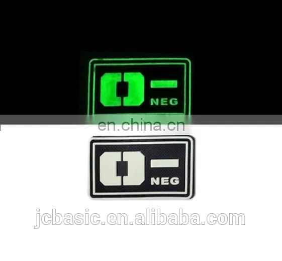 High Quality Custom Soft Glow in the Dark Pvc Patch photo-3