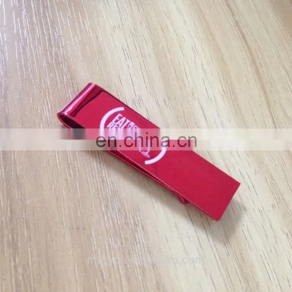 Free Sample Red Plated Money Clip With Spring photo-2