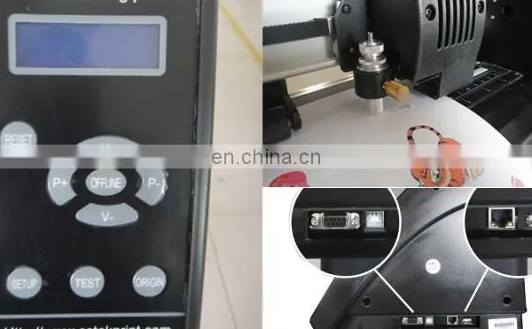High Quality Vinyl Cutting Plotter 420~1270mm Feeding Width Cutting Plotter Automatic Contour Cutting Plotter photo-6