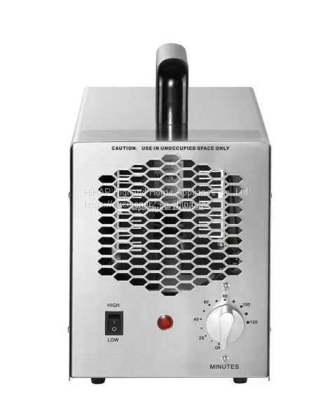 Adjustable 1400mg Portable Air Cleaner Powerful Ozone O3 Generator for Air Treatment (stainless Steel) photo-2