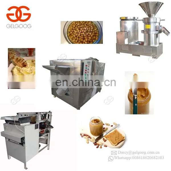 Soybean Peanut Butter Paste Production Line Chickpea Hummus Peanut Butter Colloid Grinder Machine photo-2