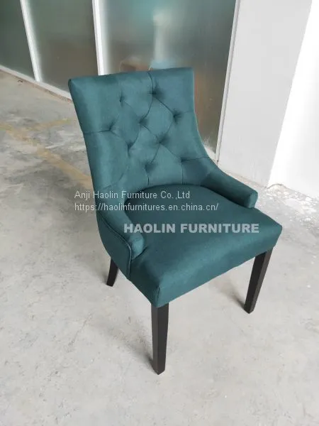 Linen Solid Wood Dining Chair HL-7023