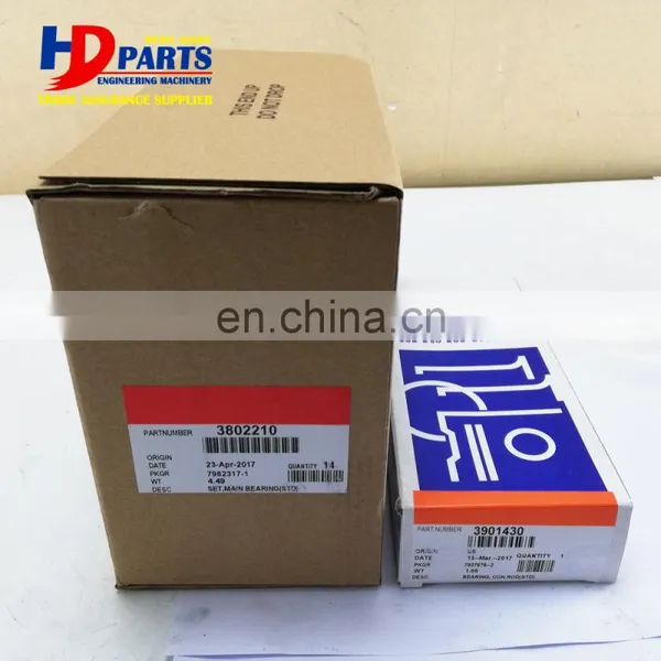 Diesel Engine Parts 6L 6LT Main Bearing STD 3802210 photo-6