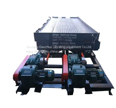 Shaking table for recovering scrap metals