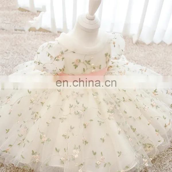 Spain Kids Dress for Girls Princess Birthday Party Dresses Baby Girl Embroidery Wedding Costumes Kids Christmas Clothing photo-6