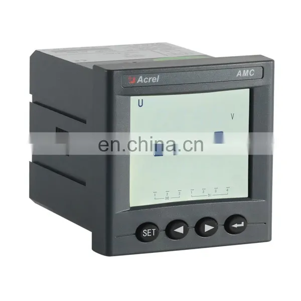 Acrel AMC72L-AV/CJM Digital Programmable Panel Voltmeter/rs485/1channel Alarm Output/2DI/2DO photo-2