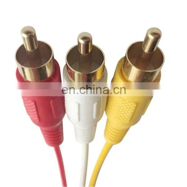 Gold Plated 1.5m Flat Rca av Cable 10 Pin Mini Din to Rca Cable photo-5