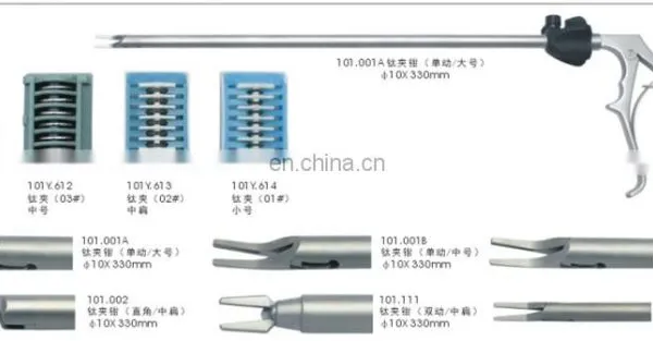 Hem-o-lok Clip Applicator Laparoscope Plastic Clip Applier Titanium Clamp photo-2