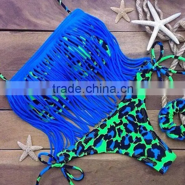2016 Hot Sale Cheap Colorfull Sexy European Style Women's Bikini Style With Printing photo-2
